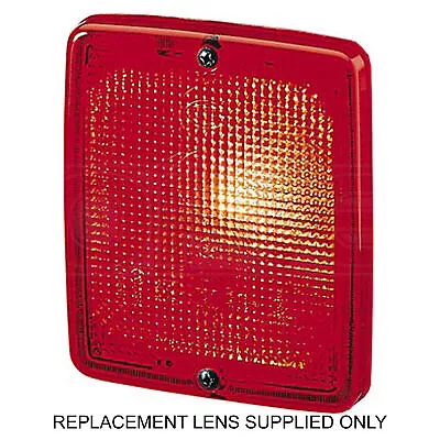 Rear Fog Light Lens For 2NE 236 LGE-241 Bova/Jonck/Ber : HELLA 9EL 119 544-001 • $11.05