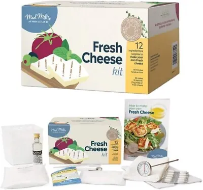 Cheese Making Kit - Fresh Mad Millie Rennet Cheese Culture Cheese Moulds 2 • £15
