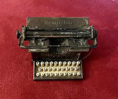 Vintage Miniature Die Cast “Renington” Remington Typewriter Pencil Sharpener • $7