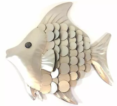 Metal Wall Art - Wall Picture Or Sculpture – Underwater Shimmering Fish • £34.99