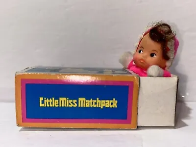 Vintage Little Miss Matchpack Doll - Pink In Original Matchbox   Hong Kong #8623 • $19.99