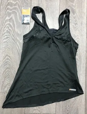 Zumba Grey  Vest Top + Bra Support Ladies Gym Training Dance Size S M L XL XXL • £8.99