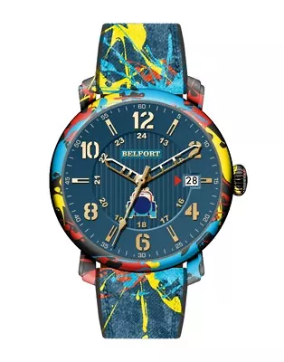 £29.59 • Buy Watch Belfort STREET ART 03 Men's Watch With Bracelet Jeans Blue