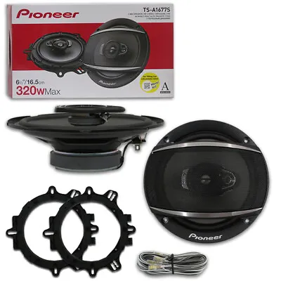 Pioneer 6-1/2  6.5-inch  3-way Coaxial Car Audio Speakers Pair 640w Max • $49.99