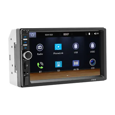 7  Double 2 DIN Car Stereo Radio MP5 Player Android Auto Bluetooth Touch Screen • $69.20