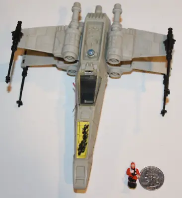 Battle Damaged X-wing Fighter Star Wars MICRO COLLECTION 1982 100% Complete NICE • $49.99