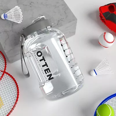 Water Bottle Otten 1.5 Litre 2.5 Litre Sports Gallon Water Bottle Motivational W • $43.41