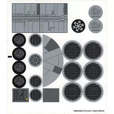 NEW LEGO 7965 STICKER SHEET - Star Wars - LEGO 7965 Millennium Falcon • $68.28