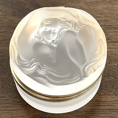 Vintage Lalique Daphne Crystal Powder Jar - Original Box • $259