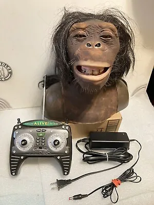 Alive! Animatronic Remote Control Chimpanzee / Monkey-ape-gorilla. 2005 Wowwee • $155