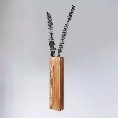 Wall Hanging Planter Wooden Pocket Vase Wooden Wall Planter For Hallway • £12.02