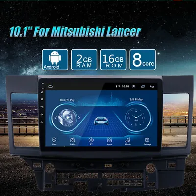 10” Android Multimedia Player For Mitsubishi Lancer Radio GPS Navigation BT Wifi • $155.41