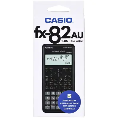 Casio Fx-82AU PLUS II 2nd Edition Scientific Calculator BRAND NEW • $38.99