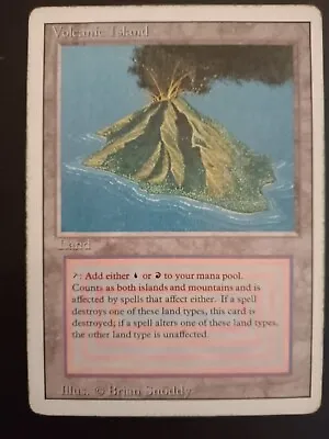 MTG Revised - Volcanic Island / Volcanic Island - Played #2 - Magic The Gathering • $519.38