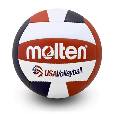 Molten Recreational Volleyball MS500-3  Recreational Volleyball- Red/White/Blue • $29.99