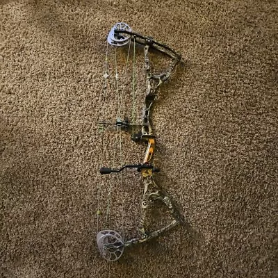 Bowtech Guardian Left-Handed Camo Compound Hunting Bow 60-70 Lb Rest Vapor Trail • $300