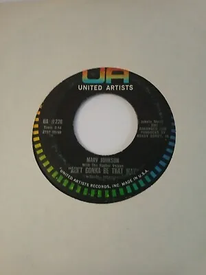 Marv Johnson - Ain't Gonna Be That Way (USA It'd Artists UA 226) • $6.22