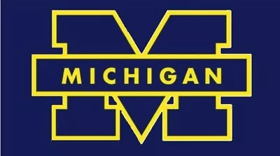 Michigan Wolverines NCAA Football Flag Double Side Print 3x5 Ft W/ Grommets • $18.99