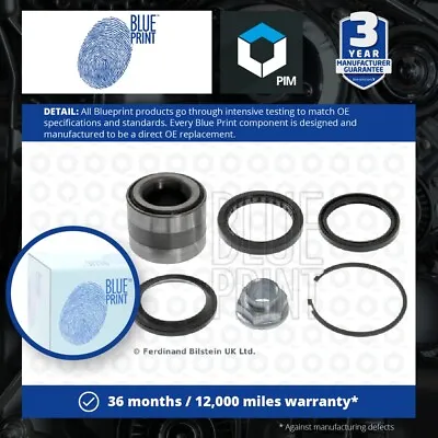 Wheel Bearing Kit Fits SUBARU IMPREZA 2.0 Rear 95 To 09 EJ204 Blue Print Quality • $29.57