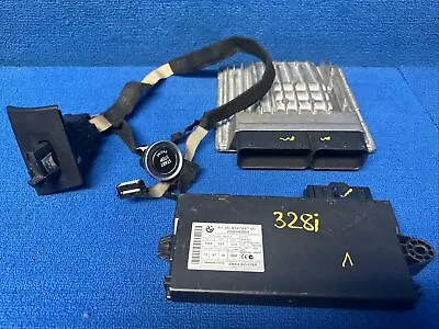 2011 Bmw 328i E90 3.0l Ecm Ecu Engine Cas Module Ignition Switch Key Set Oem* • $314.99