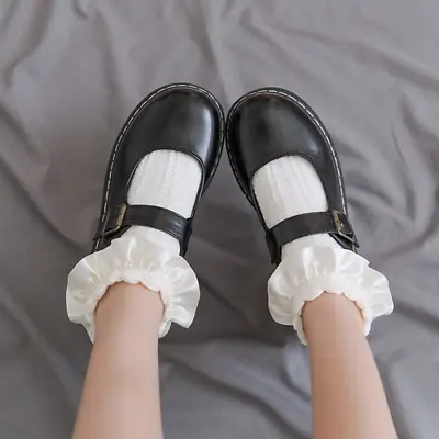 $56.35 • Buy Woman Socks Ruffle Socks Lolita Short Socks Cosplay Costumes Nylon Lace Socks