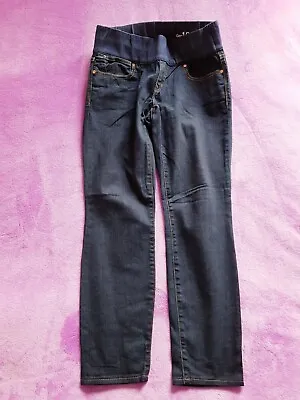 Gap Maternity Size 10 Under Bump Skinny Jeans L28  - Dark Blue • £8.50