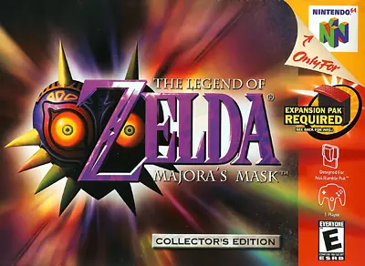 $9.99 • Buy Legend Of Zelda Majora's Mask N64 Poster Art High Quality Print 11x17 13x19