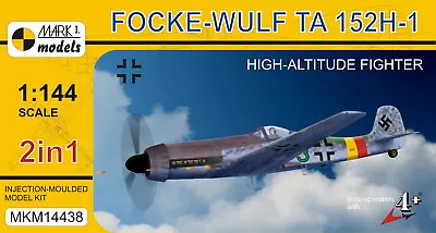 Mark I Models 1/144 Focke-Wulf Ta 152H-1 High-altitude Model Kit • $17.90