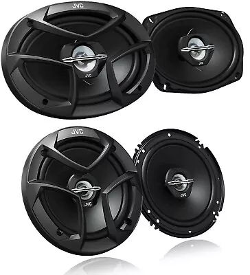 JVC CS-J6930 6x9  400W 3-Way + JVC CS-J620 6-1/2  300W 2-Way Car Audio Speakers • $59.95