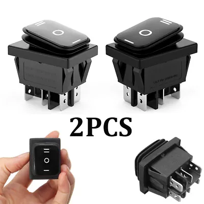 2PCS 6Pin DPDT ON-OFF-ON 3 Position Car Boat Rocker Switch AC 6A/250V 10A/125V • $8.53