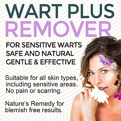 Genital Wart Remover Cream Natural Safe Treatment Liquid Lotion Easy Pain Free • £8.49
