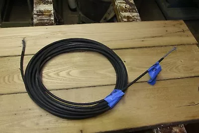 Plastic Coated Aircraft Cable 3/16  Steel Cable / 1/4  Outside Diameter 65 Feet • $28