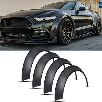 For Ford Mustang GT GTS Fender Flares Extra Wide Body Kit Wheel Arches 4.5  4Pcs • $99.89