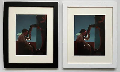 Jack Vettriano  - Night Calls II Erotic Framed Art Print Thin Black/White *NEW* • £18.50