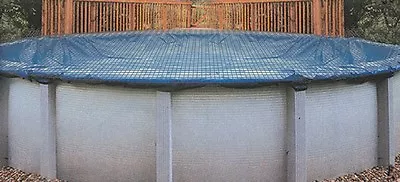 Round Above Ground Swimming Pool Winter Leaf Net (Choose Size) • $51.94