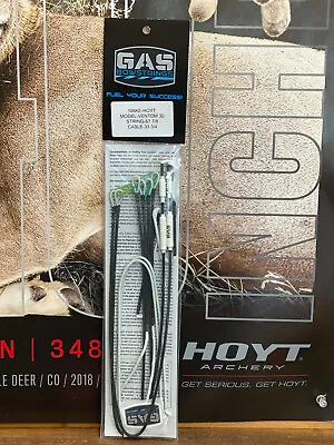 $129.99 • Buy Gas Bowstrings Hoyt Ventum Pro 30 Ghost White Strings White Speed Nock