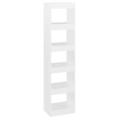 Modern Wooden 5-Tier Tall Narrow Bookcase Book Cabinet Room Divider Storage Unit • £59.99