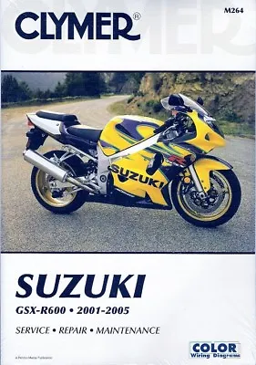 $33.95 • Buy 2001-2005 Suzuki GSX-R600 Repair Service Workshop Shop Book Manual Guide M264