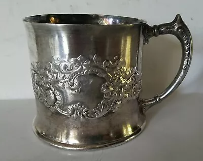 Antique Pairpoint Quadruple Plate Silver 3 Inch Mug Cup • $14.99