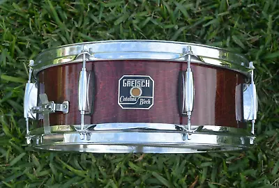 GRETSCH 14  CATALINA BIRCH SNARE DRUM In GLOSS WALNUT For YOUR DRUM SET! LOT K69 • $333.76