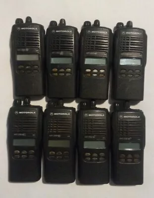 Lot 8 Motorola HT1250LS+ 450-520MHz UHF 4W Two Way Radio AAH25SDH9DP7AN  • $570