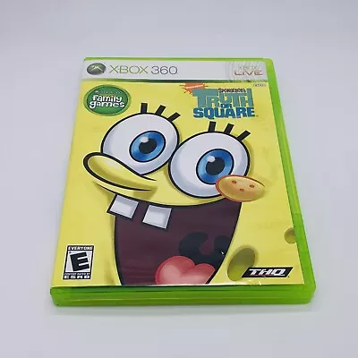 SpongeBob's Truth Or Square Xbox 360 2009 - Complete With Manual CIB Tested • $33.97