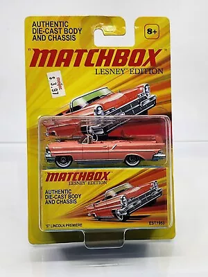 1957 LINCOLN PREMIERE Matchbox® Lesney Edition • $17.99