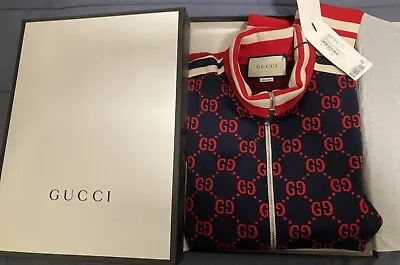 GUCCI Monogram GG Track Jacket - Size L • $1450