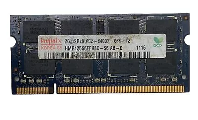 Hynix 2GB 2Rx8 PC2-6400S Memory RAM SO-DIMM HMP125S6EFR8C - S6 AB • $7.50