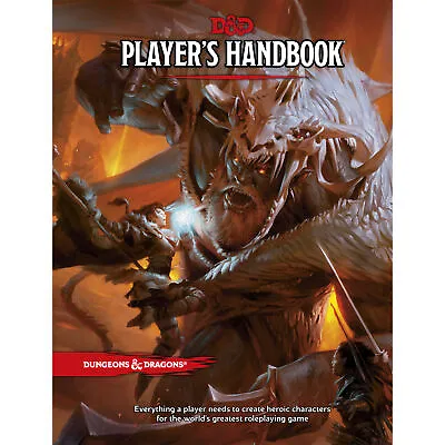 $59.50 • Buy D&D Player's Handbook - Hard Cover 5th Edition Book - Dungeons & Dragons