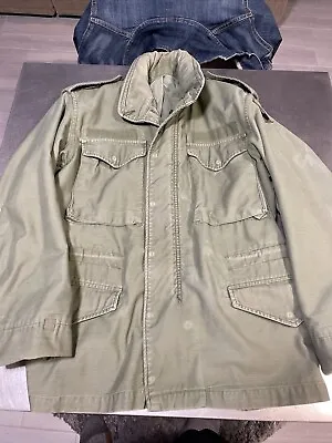 Vintage Military M65 Field Jacket Vietnam Era Men's Small- Regular READ!!! • $42