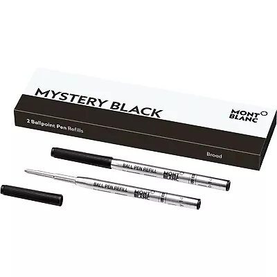 Montblanc Ballpoint Pen Refills  Mystery Black 116191 – Refill Cartridges • $38