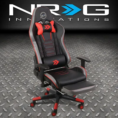 $119.99 • Buy Nrg Innovations Rsc-g100rd Red Adjustable Office Computer Desk Gaming Chair Seat