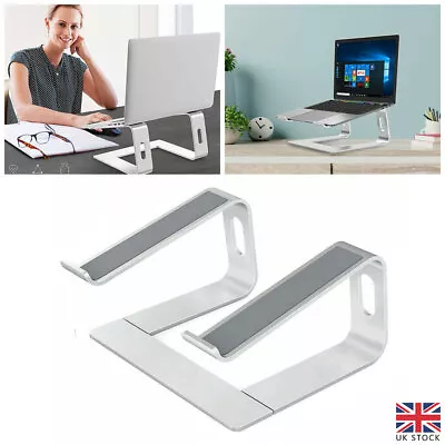 Portable Laptop Stand Notebook Tablet Holder Computer Riser For Desk UK • £13.50